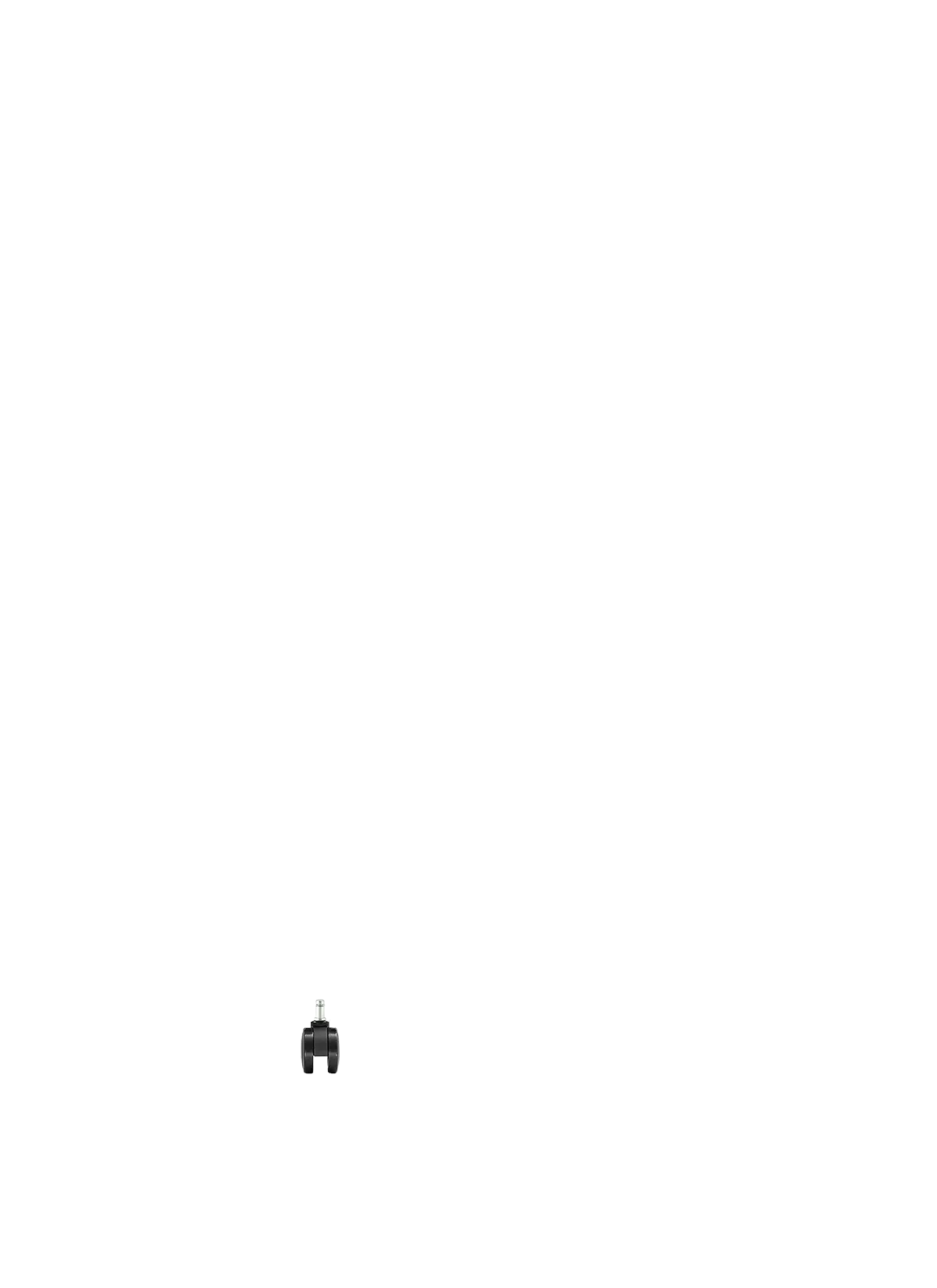 Castor Rear Left